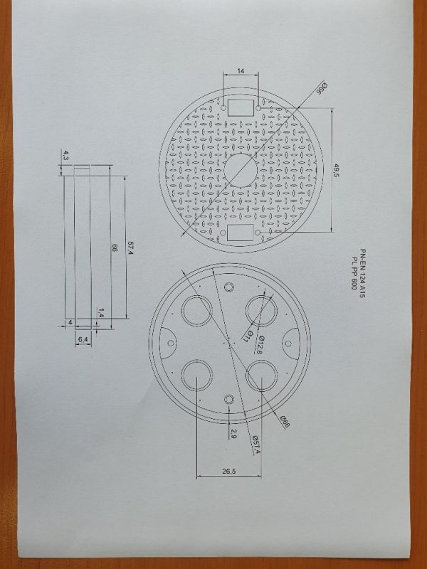 Poklop PP DN600 - Image 3